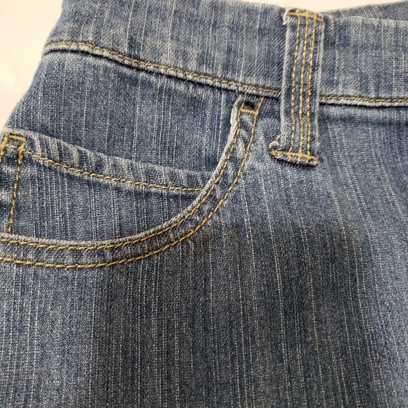 Merona Stretch Blue Jean Denim Skirt Size 6 - Picture 5 of 5